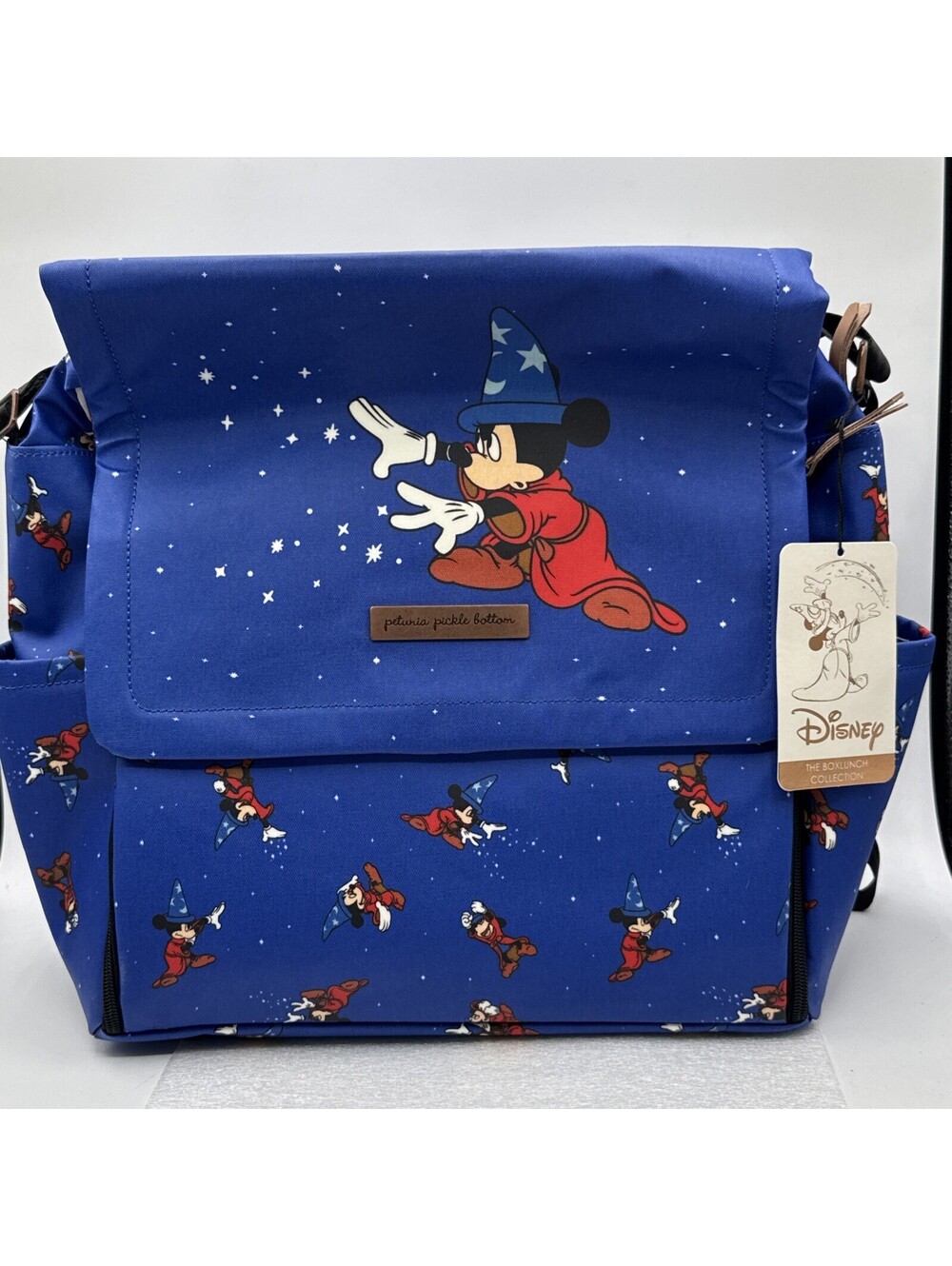 Petunia Pickle Bottom Disney Mickey Fantasia Diaper Bag, Changing Pad, Wipes Box